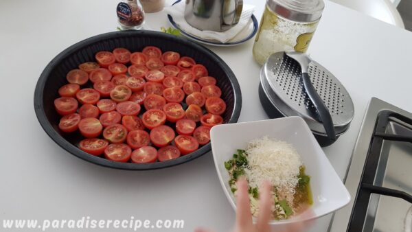 Pasta con pomodori gratinati al forno_3
