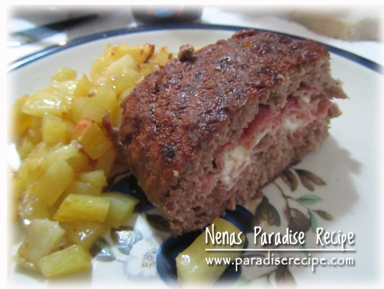 Polpettone ripieno con patate