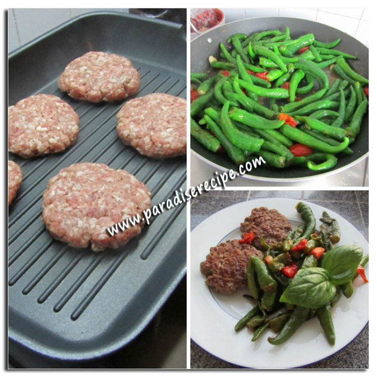 Hamburger con peperoncino dolce