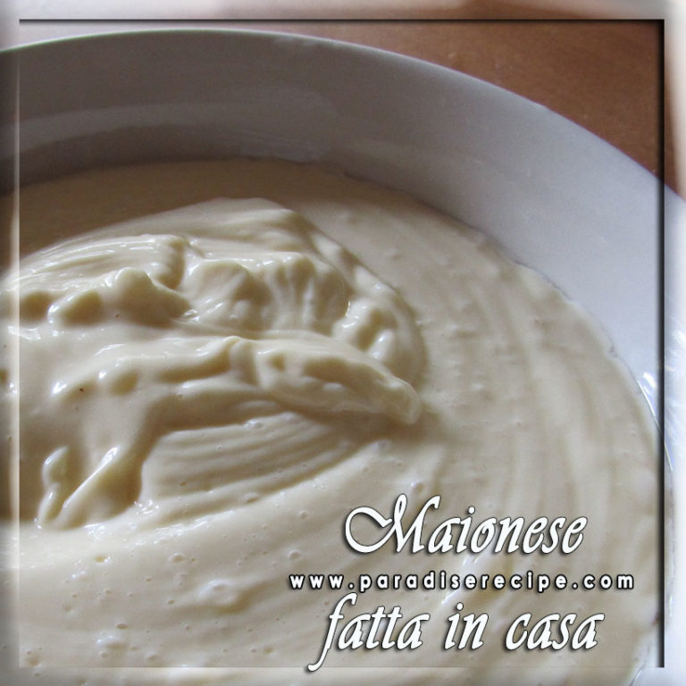 Maionese fatta in casa